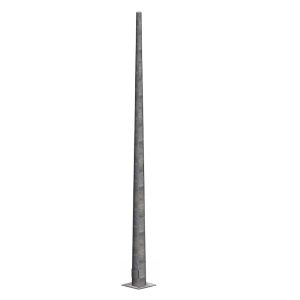 Poste cónico 5 metros galvanizado