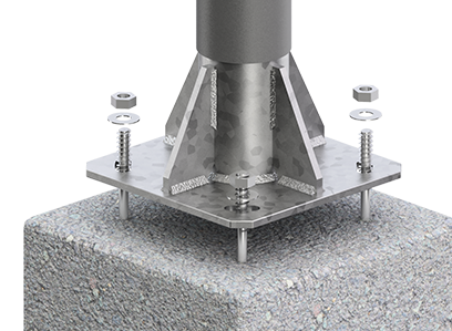 Poste tubular en oferta 3 metros galvanizado - Imagen 4