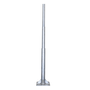 Poste tubular 9 metros galvanizado 3 tramos